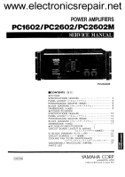 Yamaha PC-2602 - Service Manual 